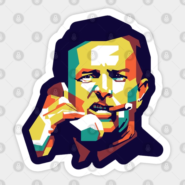 Brigadier General Jack D. Ripper on WPAP Sticker by pentaShop